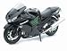 NewRay 1/12 Die-Cast Motorcycle: Kawasaki 2009 ZX-14 (Black)