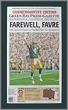 Green Bay Packers - Farewell Favre - Brett - Retirement - Wood Mounted Newspaper Print