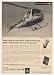 1958 Bell Model 47J Helicopter Garlock Klozure Photo Print Ad