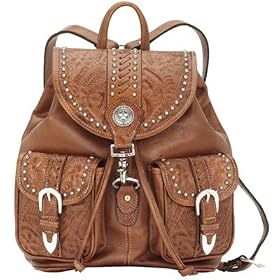 American West Large Drawstring Backpack
