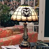 Colorado State Rams Desk Lamp - Tiffany Style NCAA College Athletics Fan Shop Sports Team Merchandise