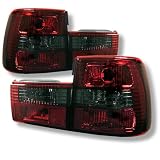 88-95 BMW E34 Euro Taillights - Red Smoke 