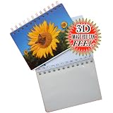 3-D Sunflower and Butterfly Souvenir Photo Storage Album by Tactile Creations