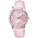Casio Women's LTP1311L-4A2 Pink Leather Quartz Watch with Pink Dial