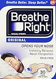 Breathe Right Nasal Strips, Large, Tan, 30-Count Box