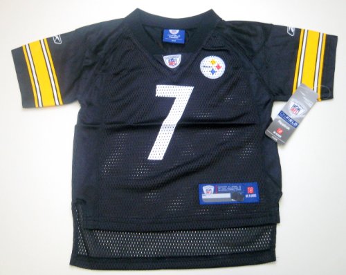 NFL Reebok Pittsburgh Steelers Ben Roethlisberger Toddler 4T Footbal Jersey