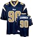 Adam Carriker Jersey: Reebok Navy Replica #90 St. Louis Rams Jersey