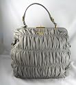 Prada Handbags (Gray) Gauffre Lambskin Bag BN1636