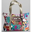 NEW AUTHENTIC COACH POPPY POP ART SIGNATURE C GLAM TOTE HANDBAG 13839
