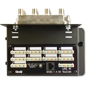 On-Q 9 x 8 Basic Combo Module For video and telephone distribution by On-Q
