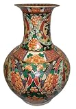Chinese Regal Fu Dog hand painted porcelain vase - 24