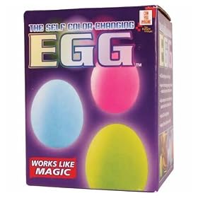 Oeuf changeant de couleurs