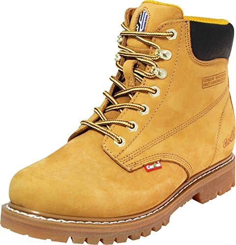 Cactus Men's 611 TAN Leather Work Boots Size 13