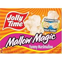Jolly Time Mallow Magic Yummy Marshmallow Flavor Microwave Popcorn, 2-Count Boxes (Pack of 12)