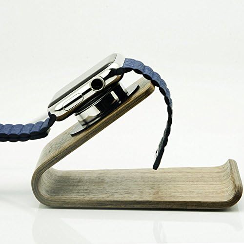 Wiiwatch Nano Micro-suction Wood Charging Stand Holder for Iphone Ipad Iwatch Any Version 38mm and 42mm