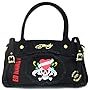 Ed Hardy Francesca Large Black Satchel Handbag