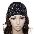 Sparkling Rhinestone and Dots Wide Elastic Cotton Headband - Various Colors