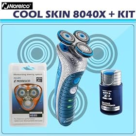 Philips Norelco 8040X Cool Skin Moisturizing Shaver w/ Accessory Kit