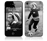 Music Skins MS-BOB60133 iPhone 4- Bob Marley- Soccer Skin