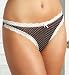 Limited Collection Spot Print Mesh Thong