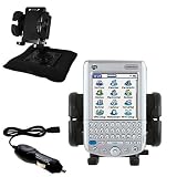 PalmOne Tungsten C Auto Bean Bag Dash Holder with Car Charger - Uses Gomadic TipExchange