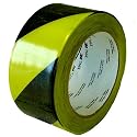 3M Hazard warning tape Yellow Black 766i 50mm x 33m
