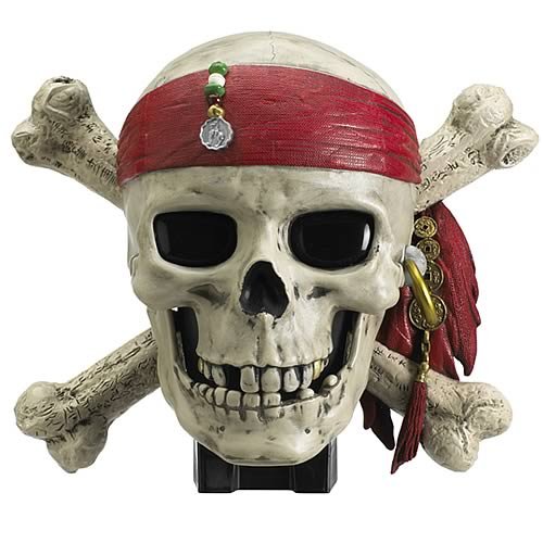 Childrens Toyshop  Toys : Pirates of the Carribean 3: Talking Skull Room Alarm