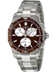 Victorinox Swiss Army Womens 241502 Brown Dial Chronograph Watch