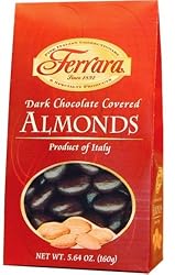 Ferrara Dark Chocolate Covered Almonds, 5.6-Ounce Boxes (Pack of 4)