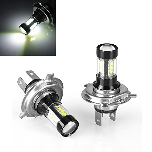 Suparee 2 Psc Fog Light Bulbs 80W High Power Osram H4 Fog Lamp Fog Driving Lamp Fog Light Assembly for Car