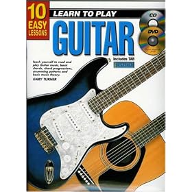 10 Easy Lessons - Learn to Play Guitar - Book, CD & DVD