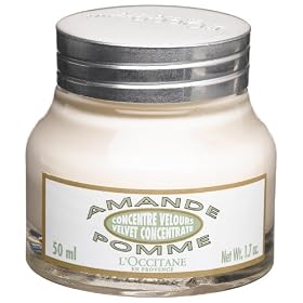 L'Occitane Amande & Pomme Concentrè Velors (Velvet Concentrate, Almond & Apple), 1.7-Ounce Glass Jar
