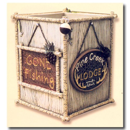 Childrens Toyshop  Kitchen & Housewares : Pine Creek Lodge Waste Basket