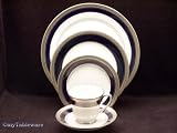Noritake Crestwood Cobalt Platinum #4170 Twelve 5 Pc Place Settings