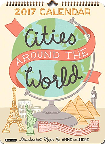 Orange Circle Studio 2017 Poster Wall Calendar, Cities Around the World (Poster Calendars)