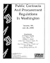 Public Contracts and Procurement Regulations in Tacoma, Washington