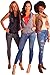 LeJeans Women's Legging - Slim Jean Jeggings, Tight Denim Style Tights (Combo)