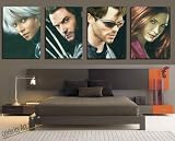 4 HEROS OF X-MEN WOLVERINE BEAUTIFUL GICLEE W ACRYLIC TEXTURIZER 72x96x3/4 FOR ALL 4 PANELS