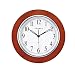 Chaney Instruments 11-Inch Wood Set & Forget Wall Clock