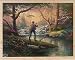 It Doesn't Get Much Better THOMAS KINKADE Wood Mounted Red Rubber Stamp by Cornish He...