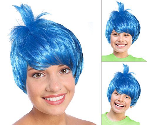 Blue Pixie Costume Joy Wig Inside Out Costume Inside Out Costumes Joy Costume