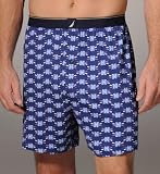 Nautica Mens Nautica Crew Print Knit Boxer