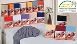 Produkt-Bild: JERSEY STRETCH -- Spannbettlaken Spannbetttuch Wasserbetten Baumwolle, Wasserbett Bettlaken -- BELLA VITA -- 180X200 - 200X220, -------- Top Qualit&auml;t: 230g/qm