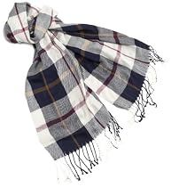 UBI Women's Plaid Plush Square Scarf