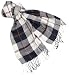 UBI Women's Plaid Plush Square Scarf