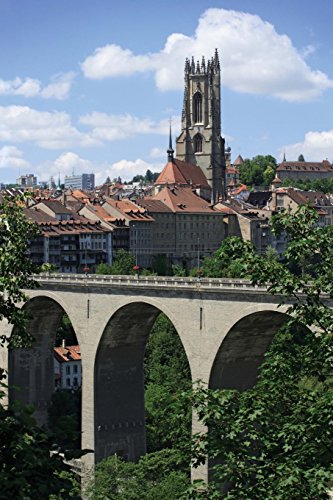 Fribourg Switzerland Journal: 150 page lined notebook/diary