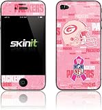 Skinit Green Bay Packers - Breast Cancer Awareness Vinyl Skin for Apple iPhone 4 / 4S