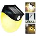 Solar Outdoor Wireless Security Motion Light Wall Hanging - Dual Color Dim Warm White & Bright Pure White Mode For Deck Garage Patio Lighting by SolarDuke
