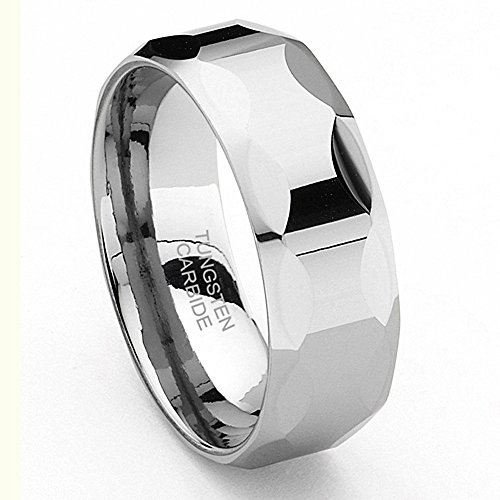 Tungsten Metal Wedding Band Ring