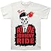 The Misfits Ride Johnny Ride Print Men's Fitted Cotton Shirt
